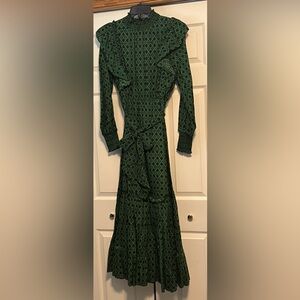 A Loves A Tiered Ruffle Sleeved Maxi Dress